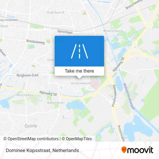 Dominee Kopsstraat map