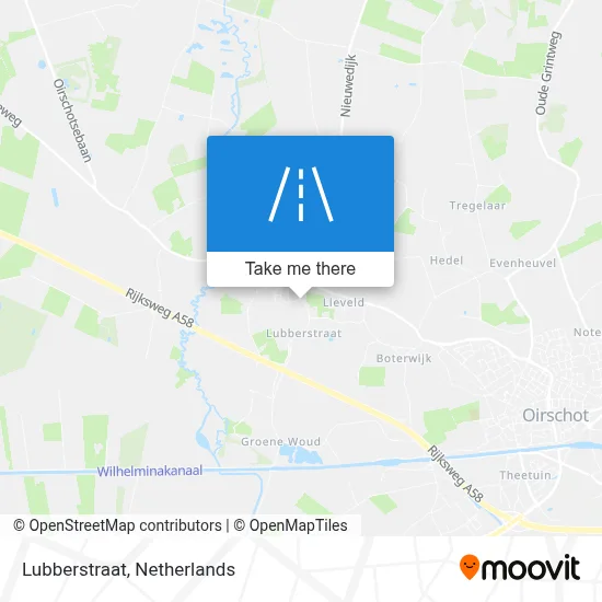 Lubberstraat map