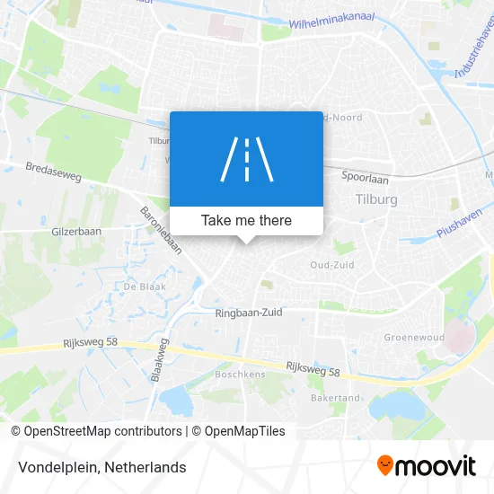 Vondelplein map