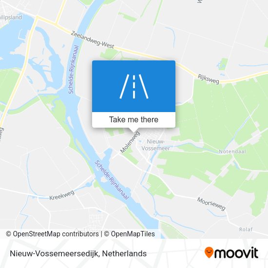 Nieuw-Vossemeersedijk map