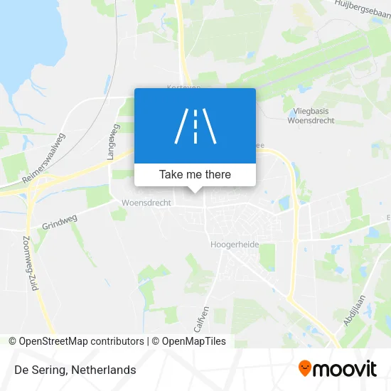 De Sering map