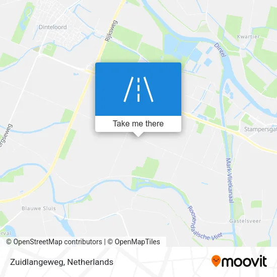 Zuidlangeweg map