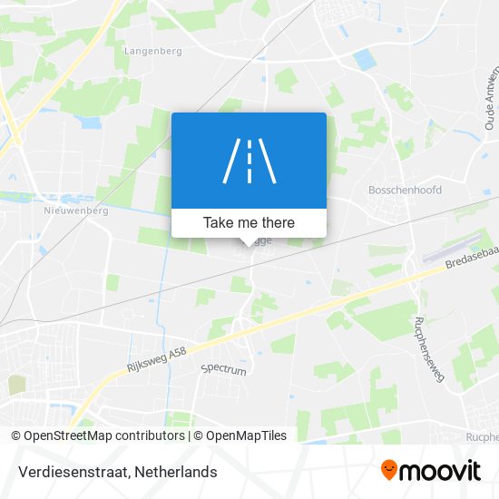 Verdiesenstraat Karte