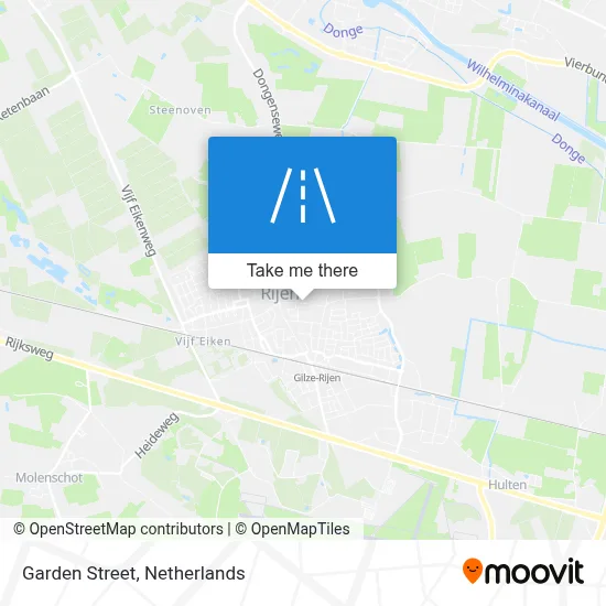 Tuinstraat map
