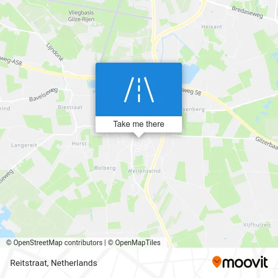 Reitstraat map
