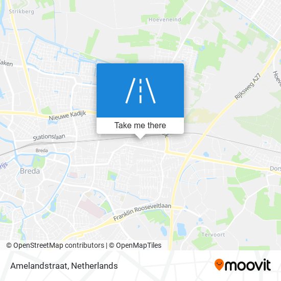 Amelandstraat map