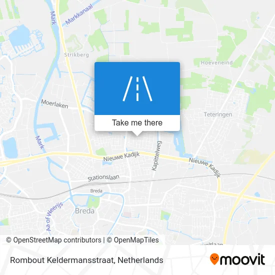 Rombout Keldermansstraat map