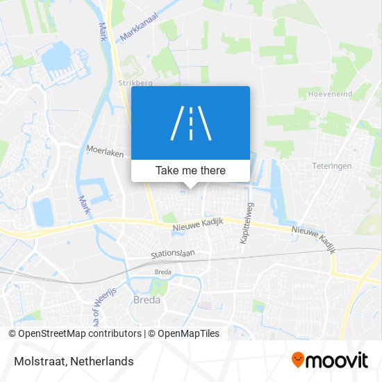 Molstraat map