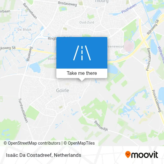 Isaäc Da Costadreef map