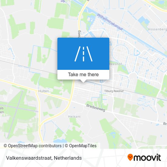 Valkenswaardstraat map