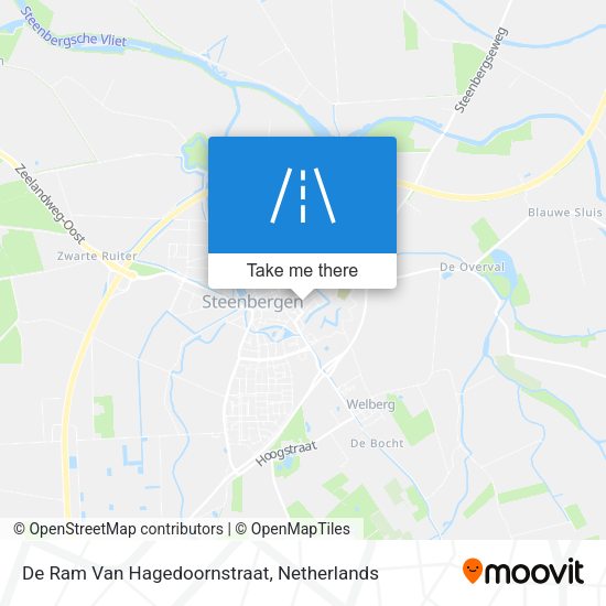 De Ram Van Hagedoornstraat map