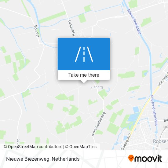 Nieuwe Biezenweg map