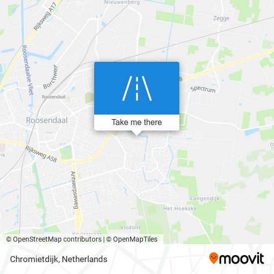 Chromietdijk map