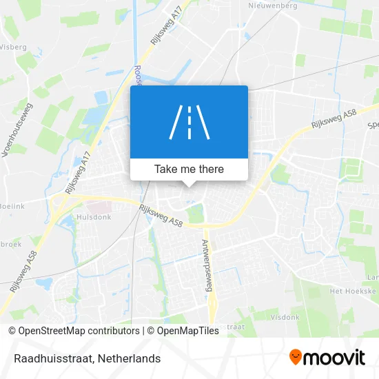 Raadhuisstraat map