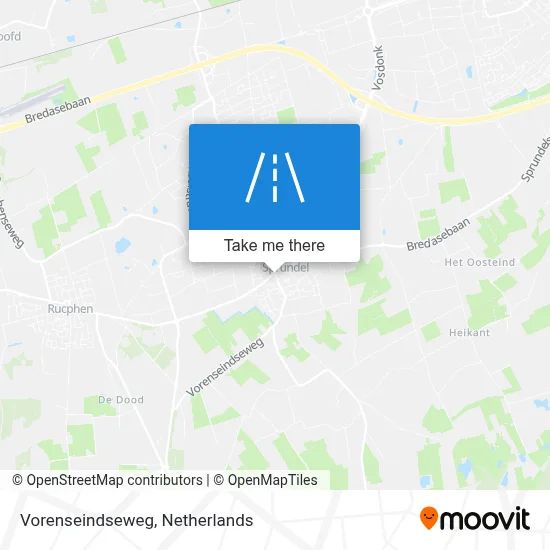 Vorenseindseweg map