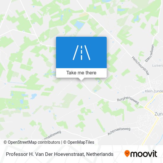 Professor H. Van Der Hoevenstraat map