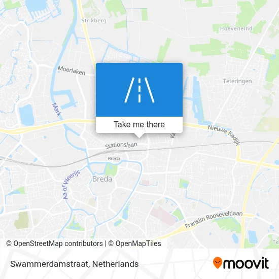 Swammerdamstraat map