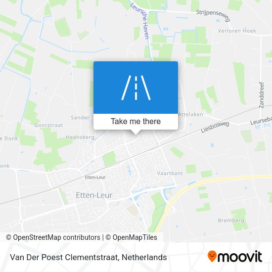 Van Der Poest Clementstraat map