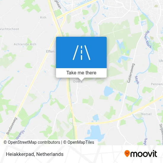 Heiakkerpad map