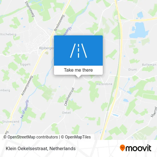 Klein Oekelsestraat map