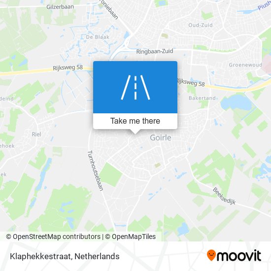 Klaphekkestraat map