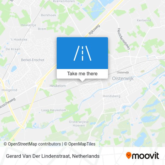 Gerard Van Der Lindenstraat map
