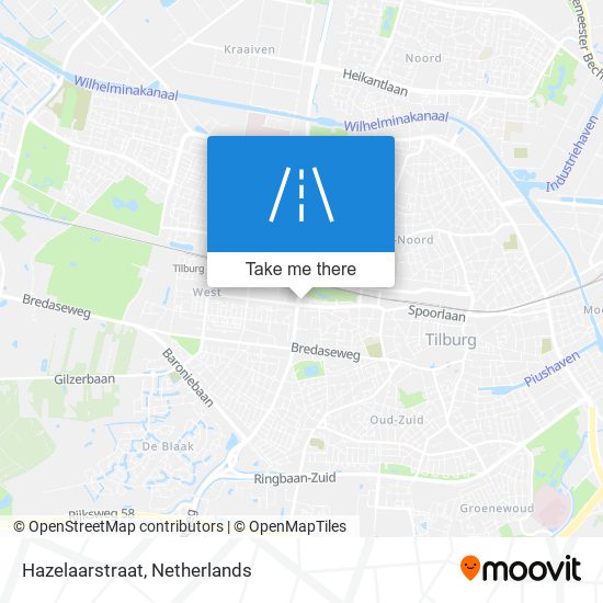 Hazelaarstraat map