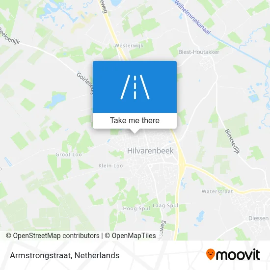 Armstrongstraat map