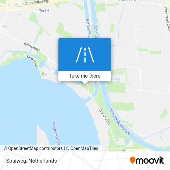 Spuiweg map
