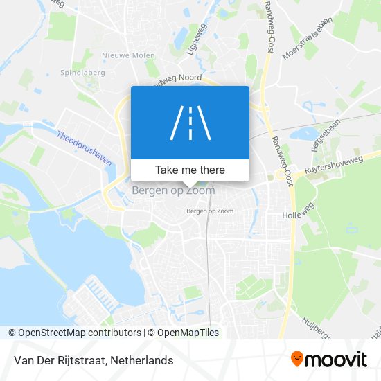 Van Der Rijtstraat map