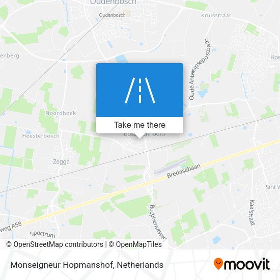 Monseigneur Hopmanshof map