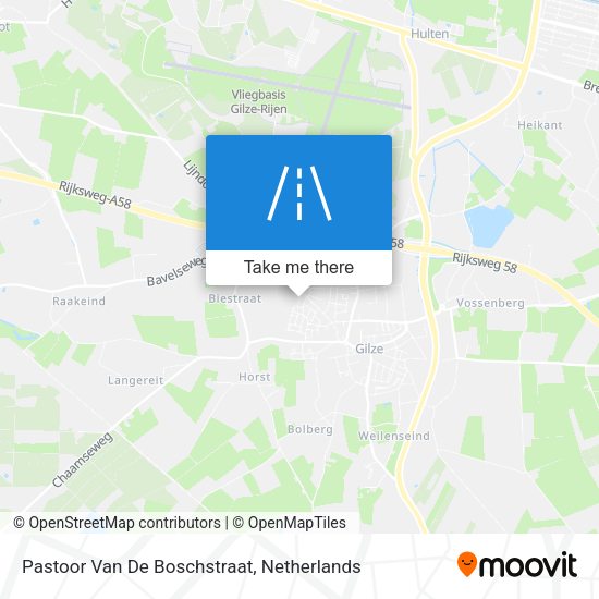 Pastoor Van De Boschstraat map
