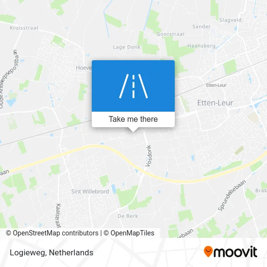 Logieweg map