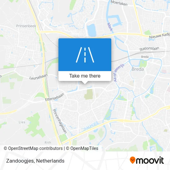 Zandoogjes map