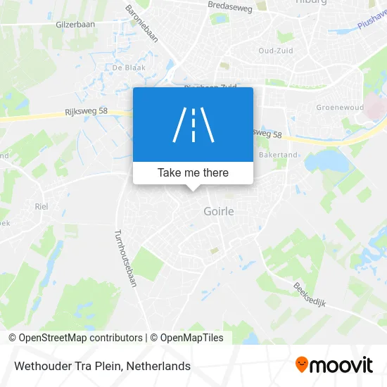 Wethouder Tra Plein map