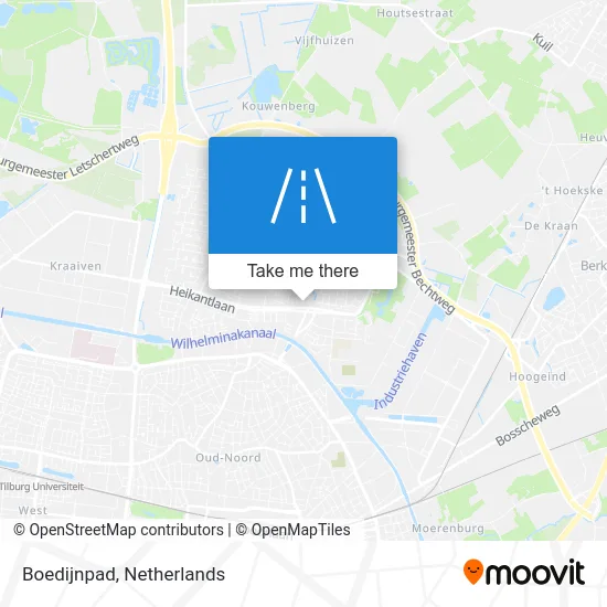 Boedijnpad map