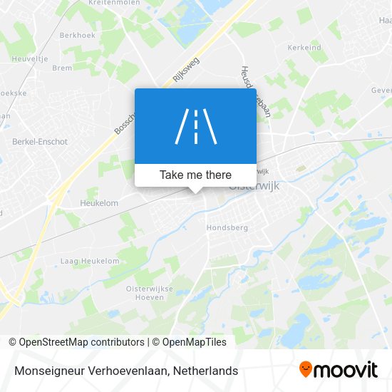 Monseigneur Verhoevenlaan map