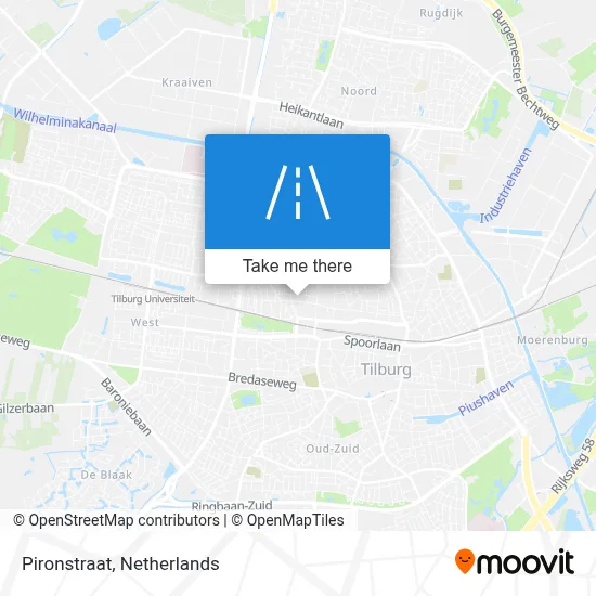 Pironstraat map