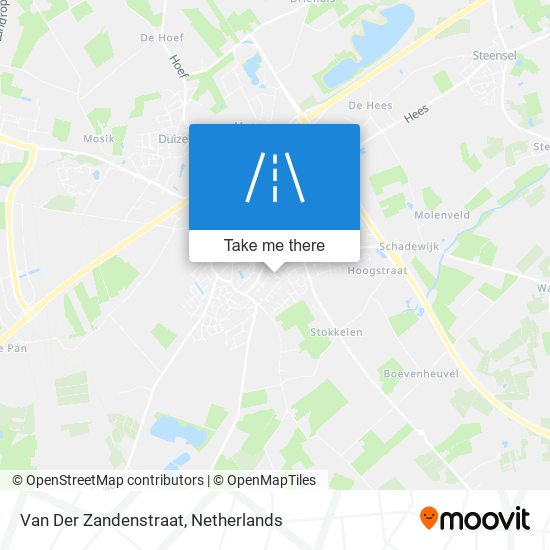 Van Der Zandenstraat map