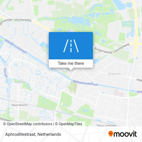 Aphroditestraat map