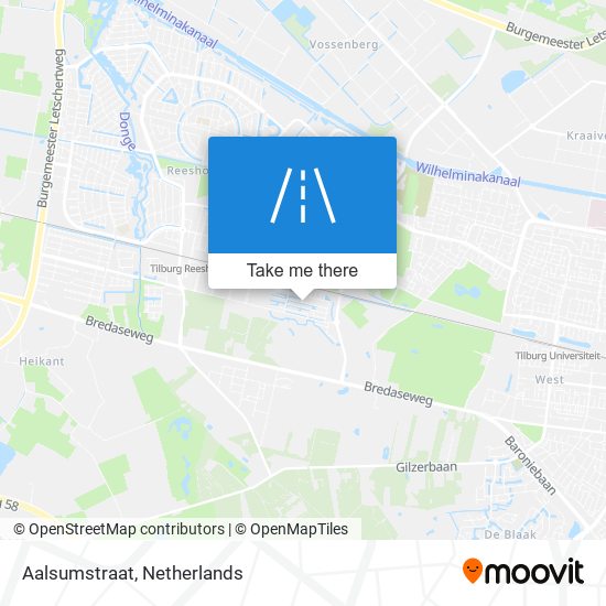 Aalsumstraat map