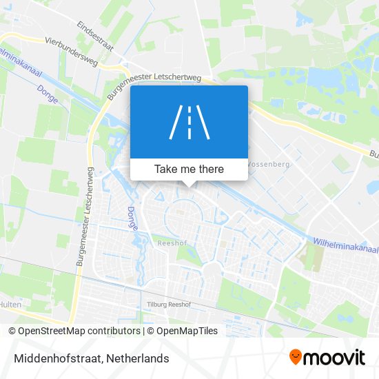 Middenhofstraat Karte