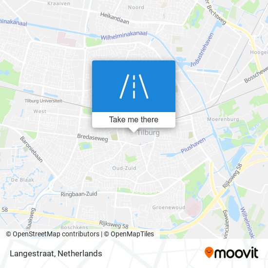 Langestraat map