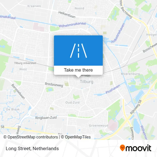 Langestraat map