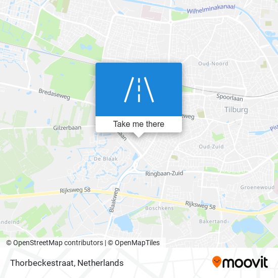 Thorbeckestraat map