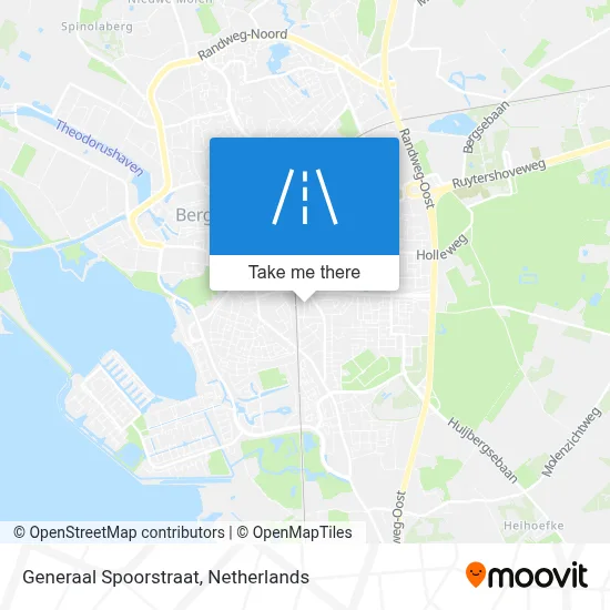 Generaal Spoorstraat map