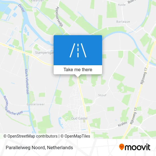 Parallelweg Noord map