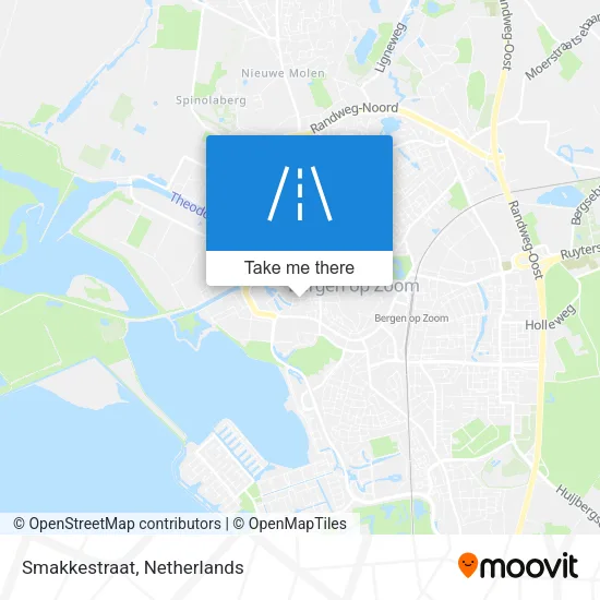 Smakkestraat map