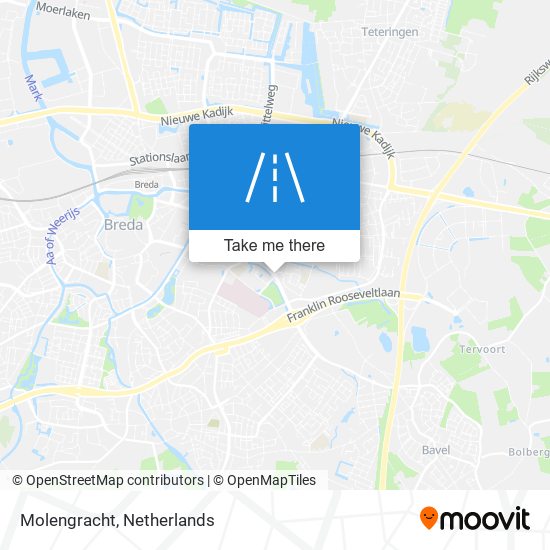 Molengracht map