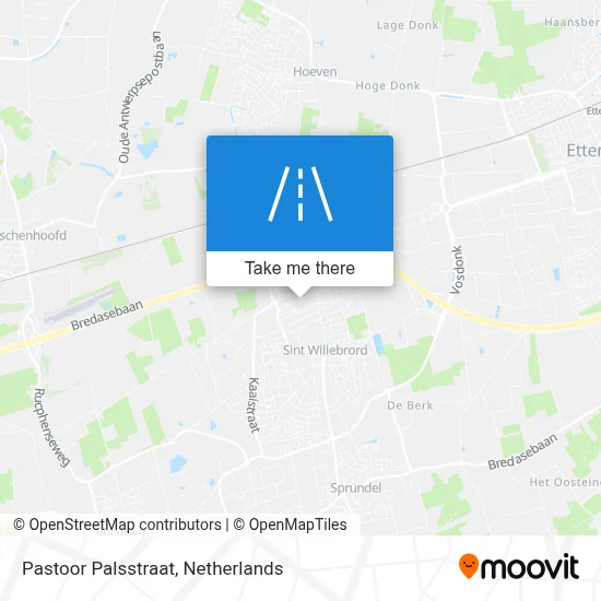 Pastoor Palsstraat map